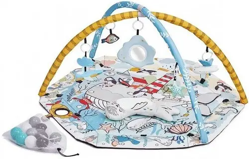 Covoras interactiv 2 in 1 pentru copii Kinderkraft KPSMSE00MUL0000, Multicolor