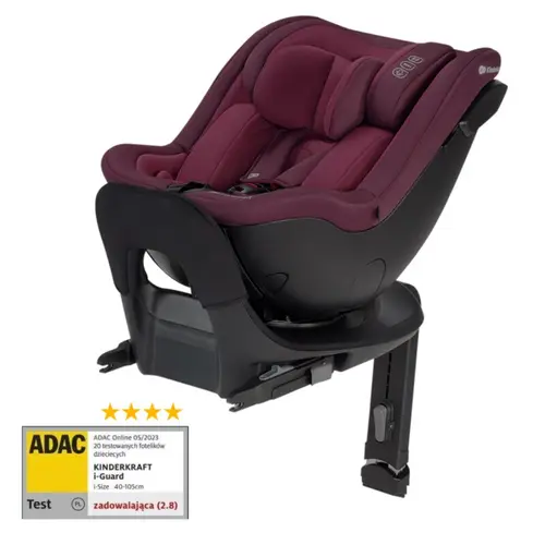 Scaun auto KinderKraft I-GUARD, i-Size, 40-105 cm, Visiniu
