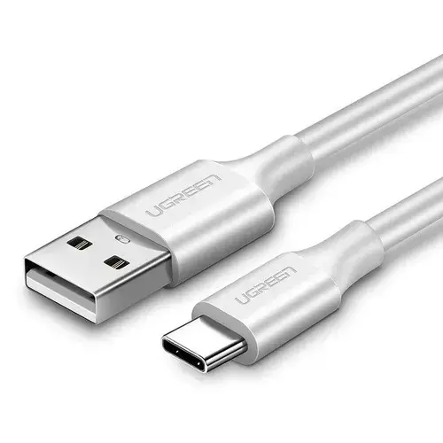 Cablu de date UGREEN, USB - USB-C, 2m, Argintiu