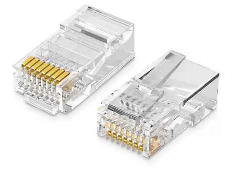 Conector Retea UGREEN NW110, RJ45, Cat5, Set 50 bucati
