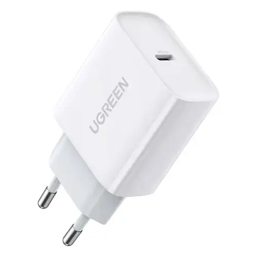 Incarcator Retea UGREEN CD137, 18W, Quick Charge, 1 X USB Tip-C, Alb
