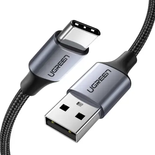 Cablu Date si Incarcare USB la USB Type-C UGREEN US288, 3 m, 3A, Gri