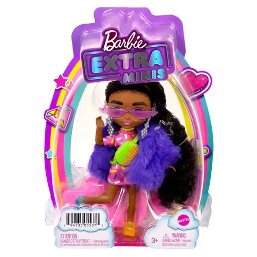 Papusa Barbie Extra Minis Bruneta