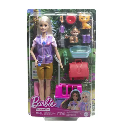 Set de joaca Barbie You can be, animalutele din jungla