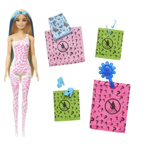 Papusa Barbie Color Reveal Rainbow, 32cm