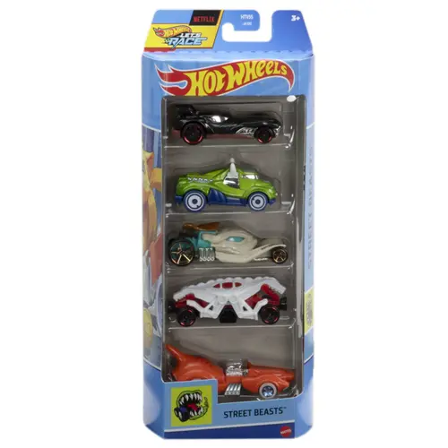 Set 5 masinute Hot Wheels - Street Beasts