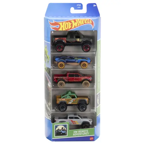 Set 5 masinute Hot Wheels - Remote Adventures