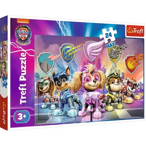 Puzzle Maxi Trefl Paw Patrol, Cateii in actiune, 24 piese