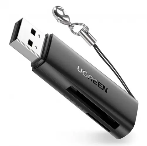 Cititor Card Ugreen CM264, USB 3.0, SD - microSD, Negru