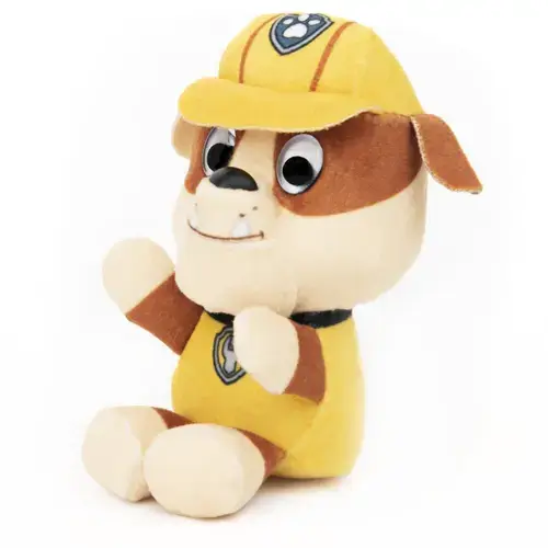 Jucarie de plus Paw Patrol Rubble, 8 cm