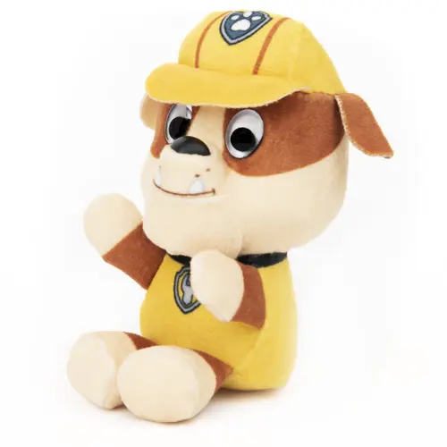 Jucarie de plus Paw Patrol Rubble, 8 cm
