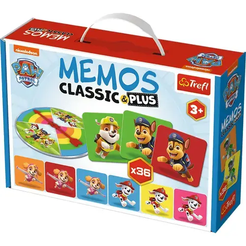 Joc memorie Trefl Classic Plus Patrula catelusilor