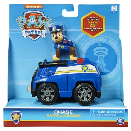 Set figurina cu vehicul Paw Patrol  Chase, Patrol Cruiser