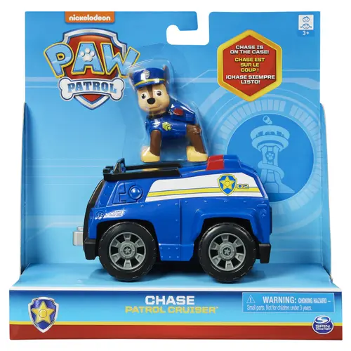 Set figurina cu vehicul Paw Patrol  Chase, Patrol Cruiser