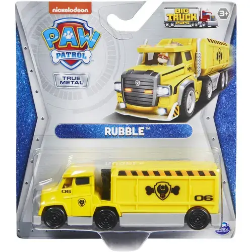 Masinuta Paw Patrol True Metal Big Truck Pups, Camion Rubble