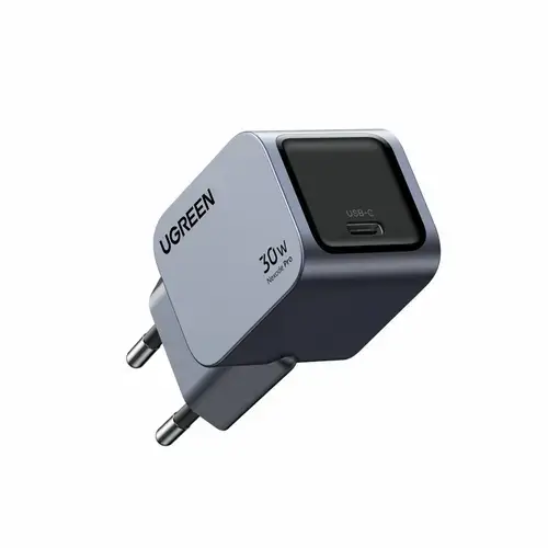 Incarcator retea Ugreen Nexode Pro, 30W, 1x USB-C, GaN Fast Charger, Gri