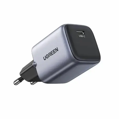 Incarcator retea Ugreen Nexode Mini 20W, GaN, 1x USB-C, PD Gri
