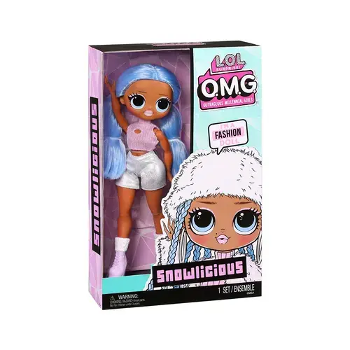 Papusa L.O.L. Surprise! OPP OMG Snowlicious, 27 cm