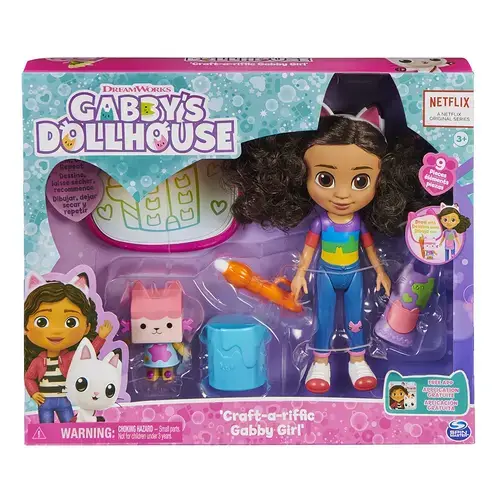 Papusa Gabby's Dollhouse  Craft-a-riffic