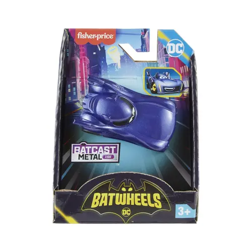 Masinuta metalica Fisher Price Batwheels  Batmobile, 1:55