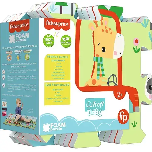 Puzzle din spuma Trefl Baby Fisher price: Prietenii simpatici