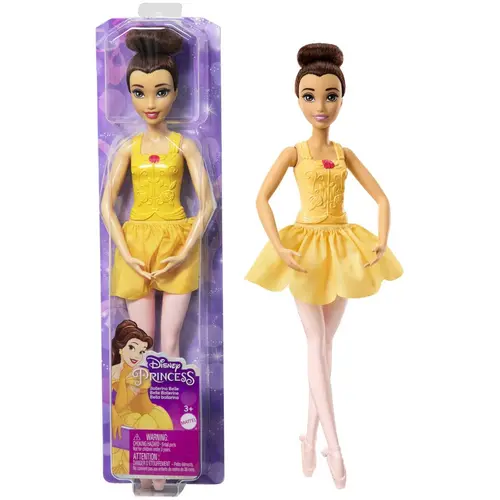 Papusa Disney Princess Printesa Belle, balerina, 29 cm