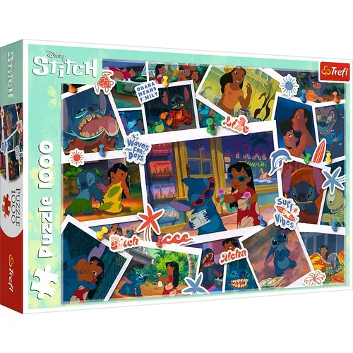 Puzzle Trefl Disney Lilo & Stitch, Dulci amintiri, 1000 piese
