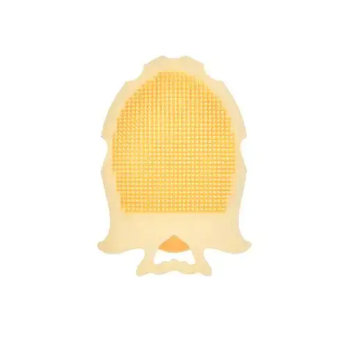 Perie de masaj din silicon Badabulle  B032007, pentru scalpul bebelusului
