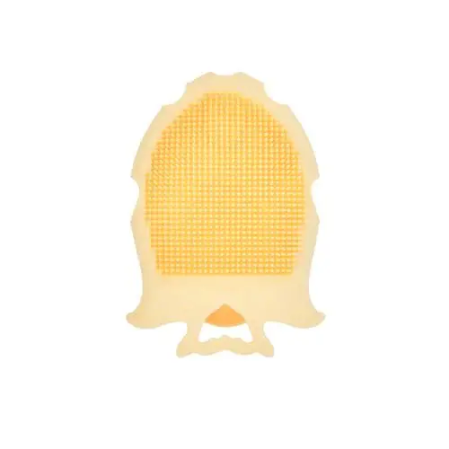 Perie de masaj din silicon Badabulle  B032007, pentru scalpul bebelusului