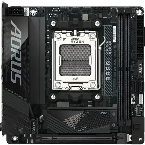 Placa de baza GIGABYTE B850I AORUS PRO, AMD B850, AM5, DDR5, mITX