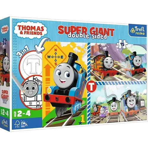 Puzzle Trefl Primo Super Giant Thomas & Friends, 15 piese