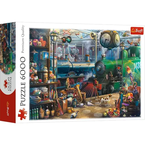 Puzzle Trefl Statia de Tren, 6000 piese