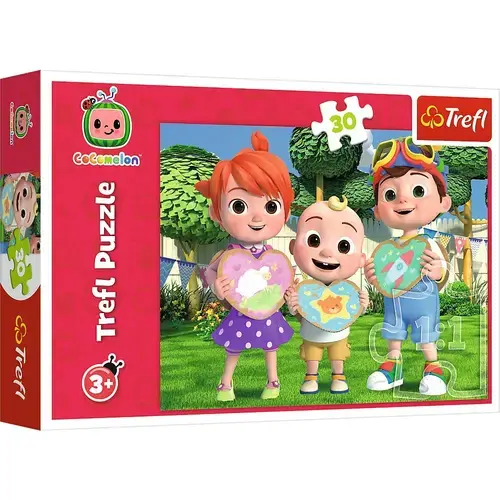 Puzzle Trefl Cocomelon, Sa ne jucam impreuna, 30 piese