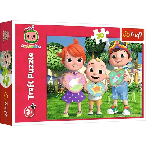 Puzzle Trefl Cocomelon, Sa ne jucam impreuna, 30 piese