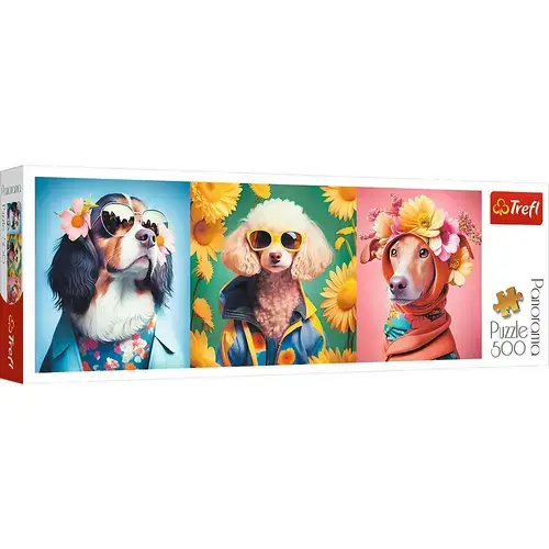 Puzzle Trefl Panorama, Saptamana Modei Cateilor, 500 piese