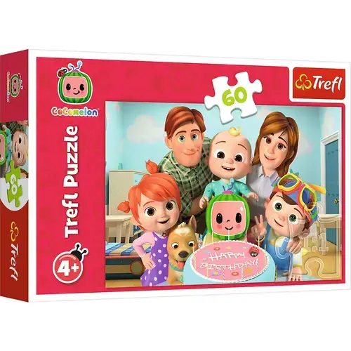 Puzzle Trefl Cocomelon, O zi minunata, 60 piese