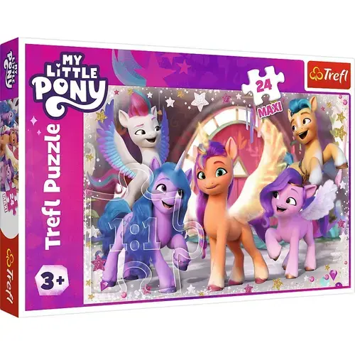 Puzzle Maxi Trefl My Little Pony, O zi frumoasa, 24 piese