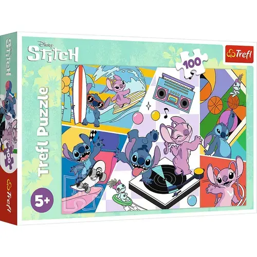 Puzzle Trefl Disney Stitch, Amintirile lui Stitch, 100 piese
