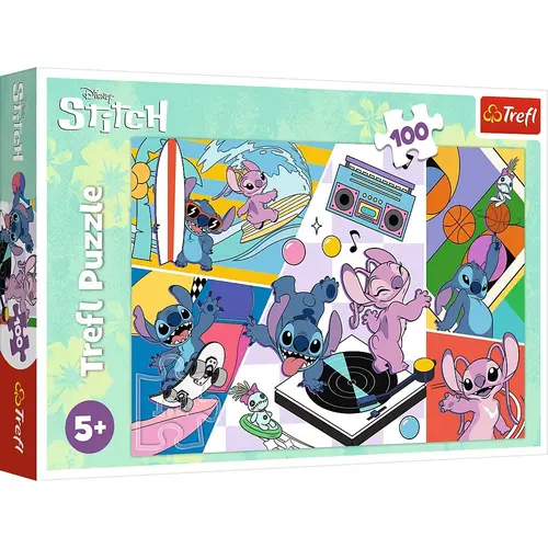Puzzle Trefl Disney Stitch, Amintirile lui Stitch, 100 piese