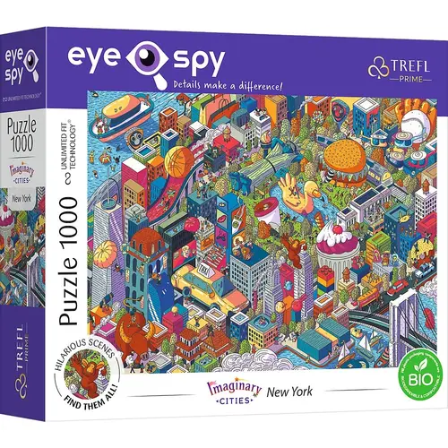 Puzzle Trefl UFT Eye Spy, New York, 1000 piese