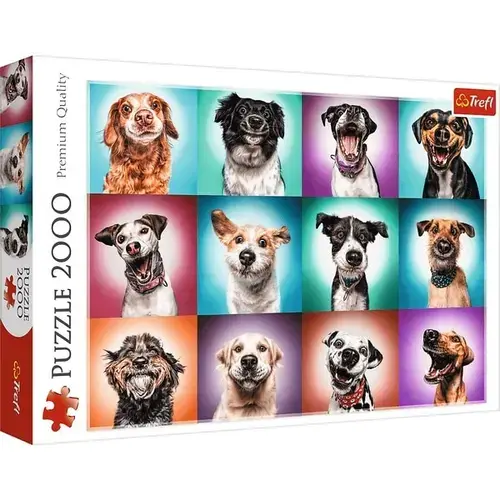 Puzzle Trefl Catelusii amuzanti, 2000 piese