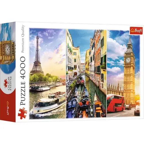 Puzzle Trefl Calatorie in Europa, 4000 piese