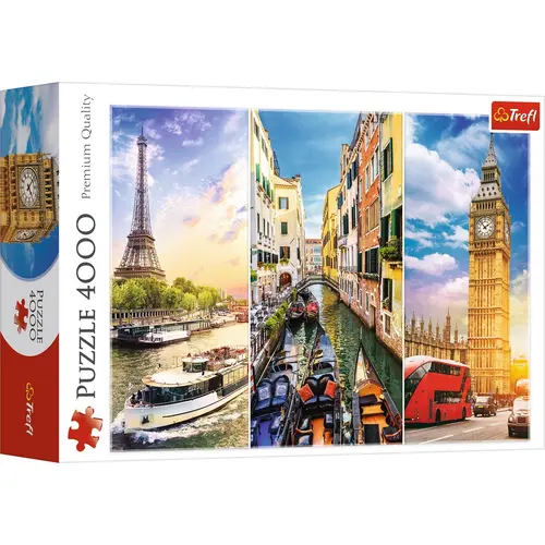 Puzzle Trefl Calatorie in Europa, 4000 piese