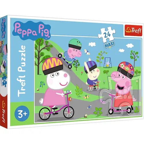 Puzzle Trefl Maxi Peppa Pig, 24 piese