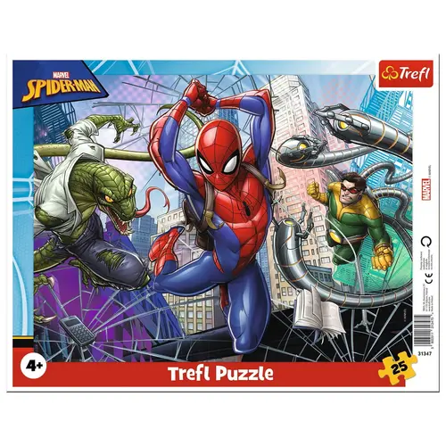 Puzzle Trefl  Curajosul Spider-Man, 25 piese
