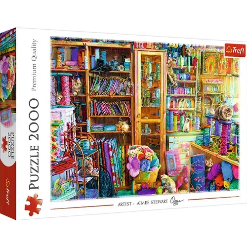 Puzzle Trefl Paradisul Pisicutelor, 2000 piese
