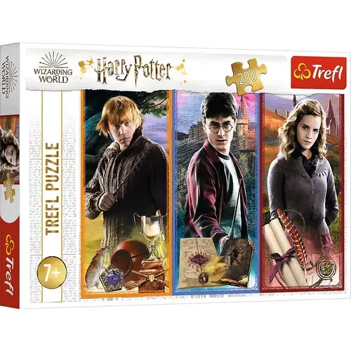 Puzzle Trefl Harry Potter, In lumea magiei, 200 piese