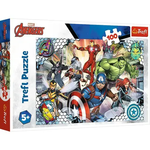 Puzzle Trefl Avengers: Razbunatorii faimosi, 100 piese