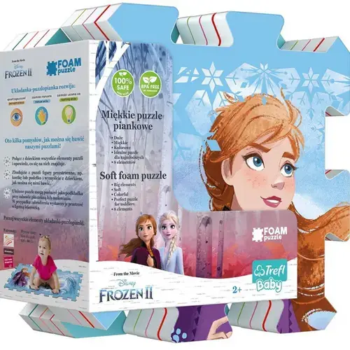 Puzzle Trefl din spuma, Disney Frozen II, 8 piese