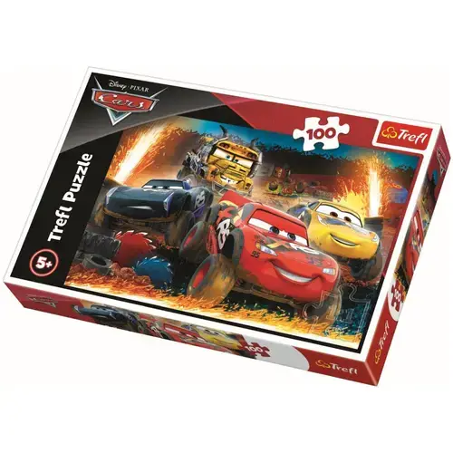 Puzzle Trefl Disney Cars Cursa la limita, 100 piese